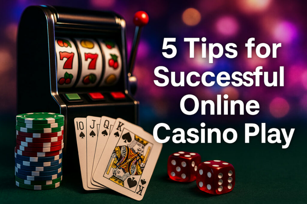 5 Conseils pour jouer intelligemment dans un casino en ligne