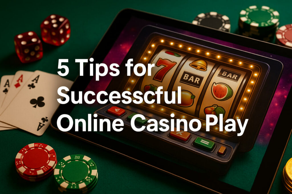 5 Tipps für erfolgreiches Spielen in Online-Casinos